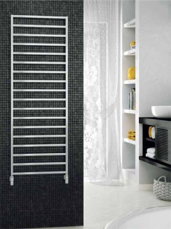 ladder heated towel rails, contemporary towel radiators, chrome radiators