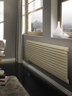 living room radiators, beige radiators, cream radiators, horizontal radiators