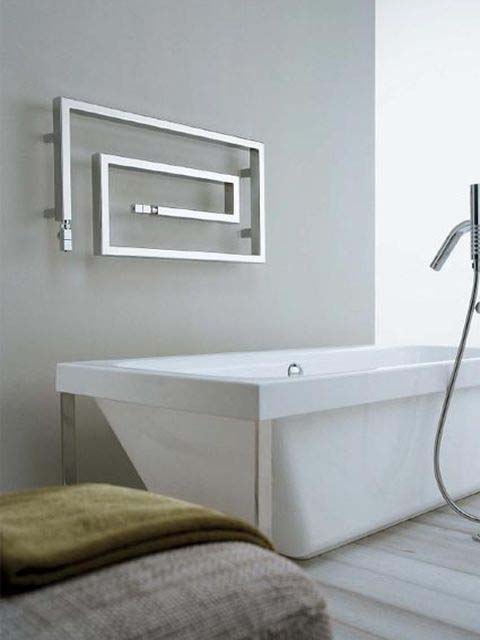 unusual heated towel rails, stainless steel towel rails, stainless steel radiators