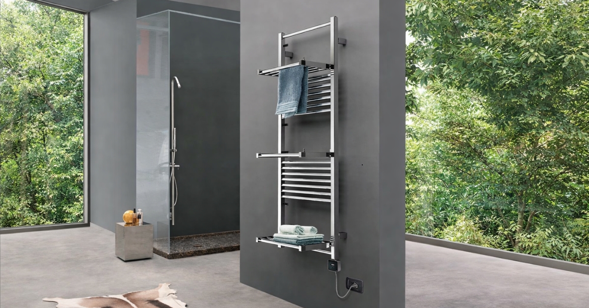 folding heated towel rails