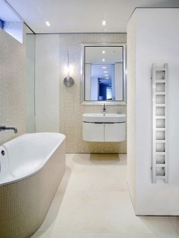 chrome towel radiators, narrow bathrom radiators, chrome electric towel rails,