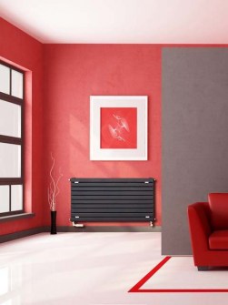 designer radiators, central heating radiators, brown radiators, coloured radiators, wide radiator, long radiator