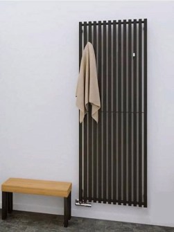 green radiators, coat rack radiators, cloak room radiators