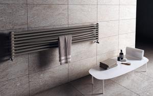 Horizontal bathroom radiators come in a variety of designs