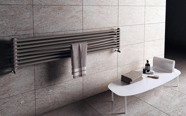 Horizontal bathroom radiators come in a variety of designs